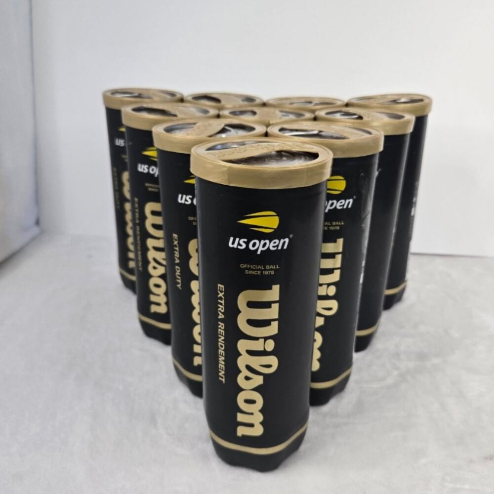Wilson US Open Extra Duty Tennis Balls Lot of 10 Packs – 30 Balls Total – Brand